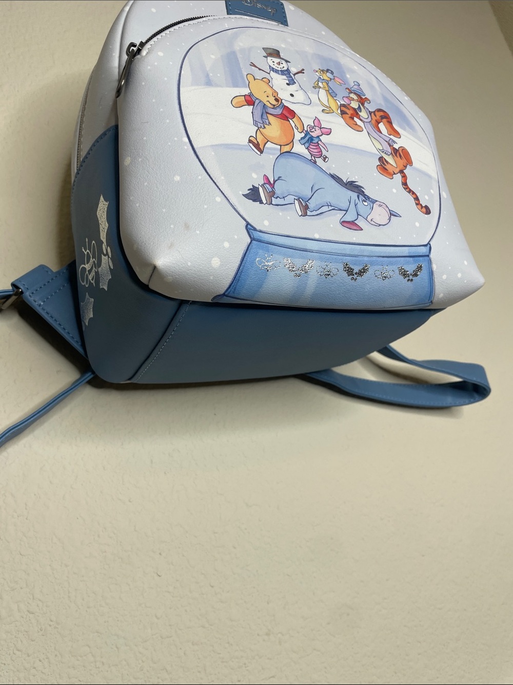 Loungefly | Disney Winnie The Pooh Ice Skating Mini Backpack - Picture 3 of 10
